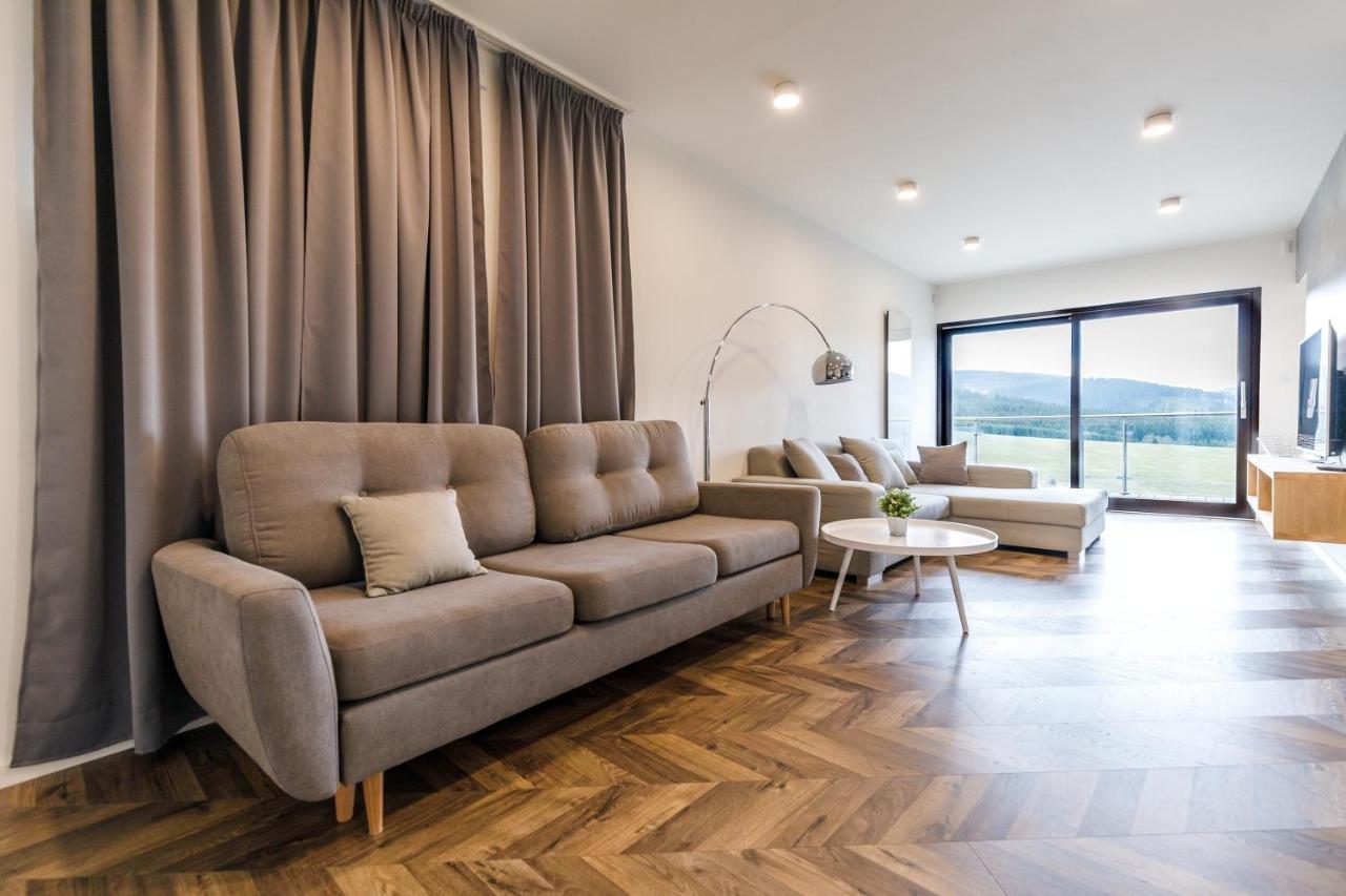 Loučná pod Klínovcem Mountain View Apartment By Mountain Ways מראה חיצוני תמונה